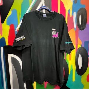 Vintage 90s Cartoon Network Flinstones Nascar T Shirt Size XL